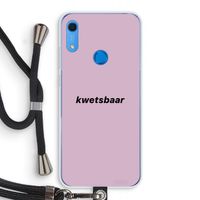 kwetsbaar: Huawei Y6s Transparant Hoesje met koord