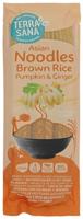 Bruine rijstnoedels pompoen en gember bio 250 Gram