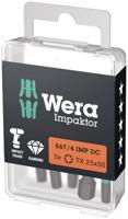 Wera 867/4 Impaktor DC TORX® Bit TX25 x 50mm VE=5 - 05057665001