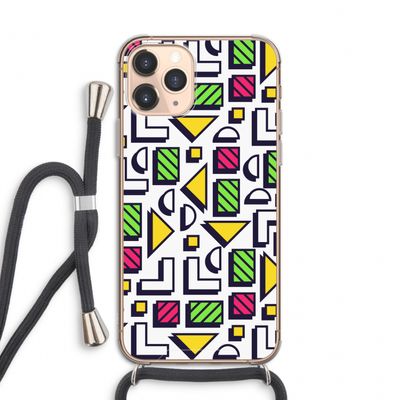 8-bit N°4: iPhone 11 Pro Transparant Hoesje met koord