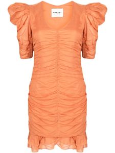 MARANT ÉTOILE robe Sireny à coupe courte - Orange