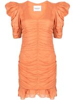 MARANT ÉTOILE robe Sireny à coupe courte - Orange - thumbnail