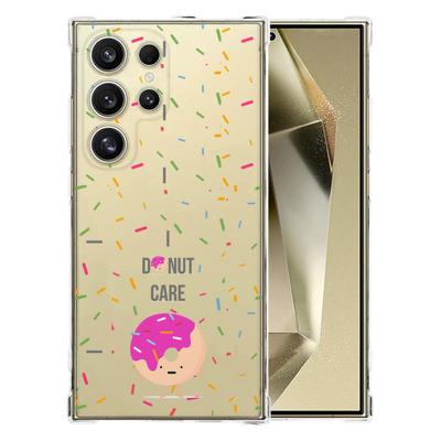 Samsung Galaxy S25 Ultra Hoesje - Hoesje Donut Roze TPU Antishock Samsung Galaxy S25 Ultra Hoesje - Hoesje Donut Roze TPU Antishock