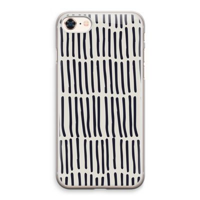 Moroccan stripes: iPhone 8 Transparant Hoesje