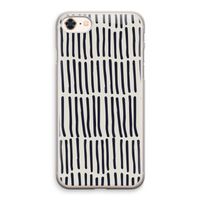 Moroccan stripes: iPhone 8 Transparant Hoesje