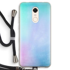 mist pastel: Xiaomi Redmi 5 Transparant Hoesje met koord