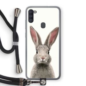 Daisy: Samsung Galaxy A11 Transparant Hoesje met koord