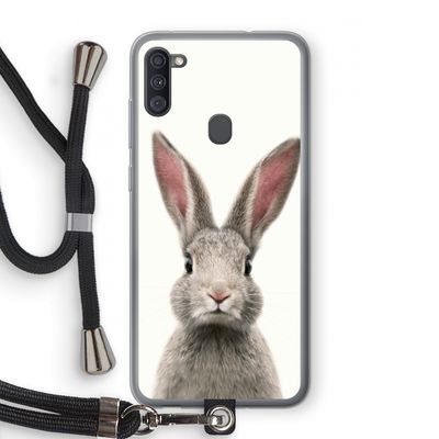 Daisy: Samsung Galaxy A11 Transparant Hoesje met koord