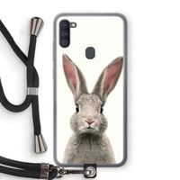 Daisy: Samsung Galaxy A11 Transparant Hoesje met koord