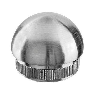 RVS halfronde eindkap, easy hit, voor buis Ø42,4 mm - per stuk RVS halfronde eindkap, easy hit, voor buis Ø42,4 mm - per stuk