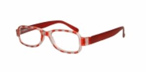 HIP Leesbril rood streep +3.0