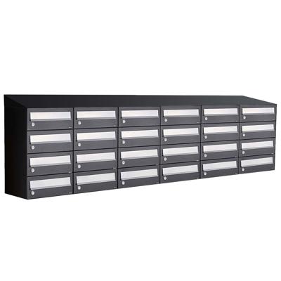 Allux Hive Set 6-Breed, 4-Hoog Met Dak Zwart - 40030070_6x4d