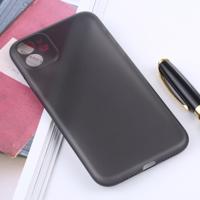 Voor iPhone 11 ultradun Frosted PP geval (zwart)