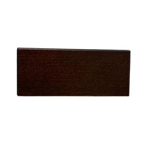 Donkerbruine houten hoekpoot 4,5 cm