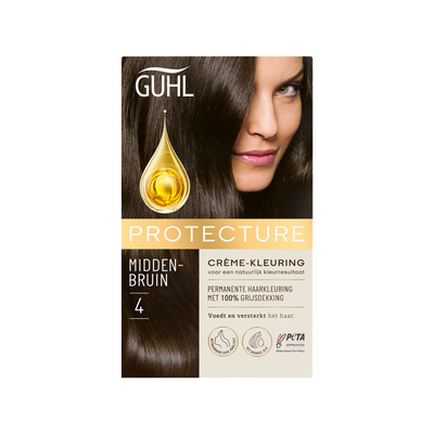 Guhl Protecture Crème-Kleuring 4 Middenbruin