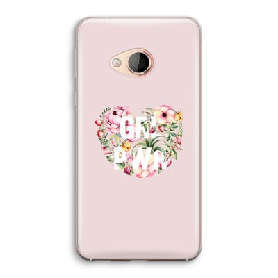 GRL PWR Flower: HTC U Play Transparant Hoesje