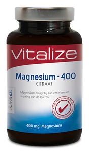 Vitalize Magnesium-400 Citraat Tabletten
