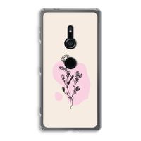 Roses are red: Sony Xperia XZ2 Transparant Hoesje