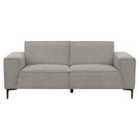 Leen Bakker - Bank Romy 2-zits - Curio - Stof - Grijs - 90x195x78 Cm