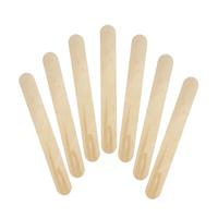 Hobby/knutsel Ijslollie stokjes - 50x - naturel - 20 x 2,5 cm - knutsel houtjes