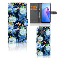 Telefoonhoesje | Met pasjeshouder | voor OPPO Reno8 IJsvogel