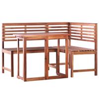 2-delige Bistroset massief acaciahout - thumbnail