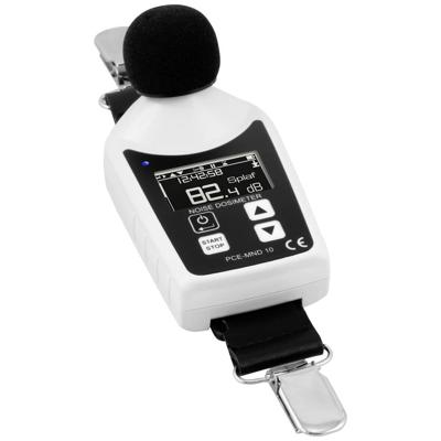 PCE Instruments Decibelmeter Niveaubewaking conform DIN 15905-5, Datalogger 70 - 140 dB 31.5 Hz - 8 kHz Seriële interface