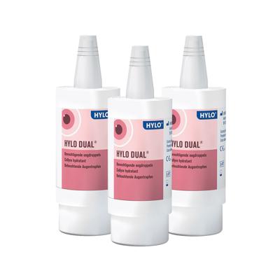 Hylo Dual Bevochtigende Oogdruppels 3 x 10 ml Promopakket