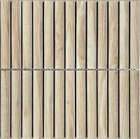 Mozaïek tegels Piano Kitkat Fingers Grenenhout Mat 29,6x29,9 - Rechthoek Wandtegels Geglazuurde porseleinen steengoed