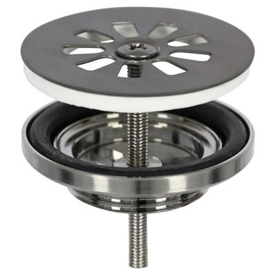 Differnz afvoerplug | gun metal | 64mm