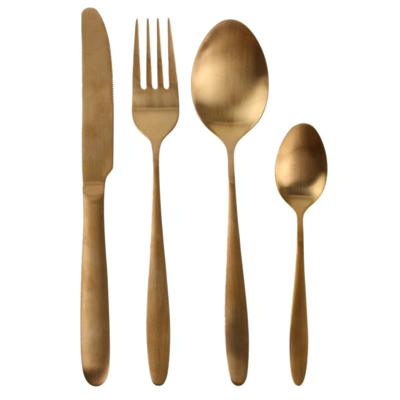 Bestekset Tableware Collection - 16 delig - koper - RVS - 4 personen