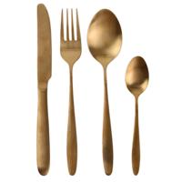 Bestekset Tableware Collection - 16 delig - koper - RVS - 4 personen