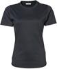 Tee Jays TJ580N Women´s Interlock Tee - Dark Grey (Solid) - 3XL
