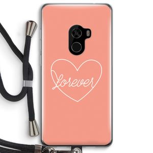 Forever heart: Xiaomi Mi Mix 2 Transparant Hoesje met koord