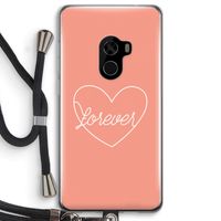 Forever heart: Xiaomi Mi Mix 2 Transparant Hoesje met koord