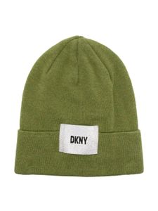 Dkny Kids bonnet à patch logo - Vert