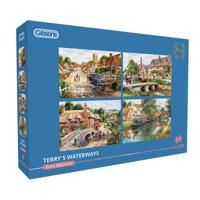 Terry's Waterways Puzzel 4x 500 Stukjes