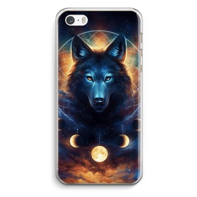 Wolf Dreamcatcher: iPhone 5 / 5S / SE Transparant Hoesje