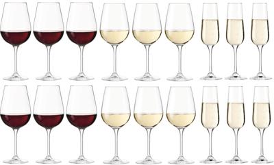 Leonardo Wijnglazen Tivoli - Set 18-delig - Witte en Rode Wijnglazen & Champagneglazen
