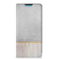 Samsung Galaxy A73 Book Wallet Case Wood Concrete - thumbnail