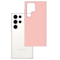 Samsung Galaxy S23 Ultra 5G 3MK Matt TPU Hoesje - Roze