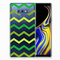 Samsung Galaxy Note 9 TPU bumper Zigzag Groen