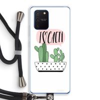 I love cacti: Samsung Galaxy Note 10 Lite Transparant Hoesje met koord