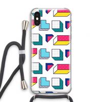 8-bit N°7: iPhone X Transparant Hoesje met koord 8-bit N°7: iPhone X Transparant Hoesje met koord