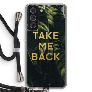 Take me back: Samsung Galaxy S21 FE Transparant Hoesje met koord