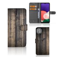 Samsung Galaxy A22 5G | Book Style Case | Steigerhout