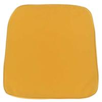 Unique living wickerstoel kussen yellow 46 x 45 cm