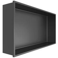 Inbouwnis RVS 304 Gunmetal Grijs 30x60x10cm