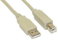 InLine 34505H USB-kabel 0,5 m USB A USB B Beige