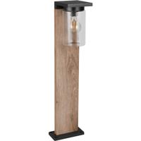 LED Tuinverlichting - Staande Buitenlamp - Arda - E27 Fitting - 1-licht - Hoogte 65cm - Bruin - Gegoten Aluminium